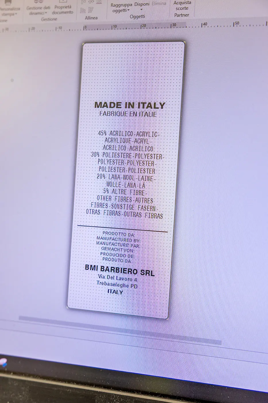 Custom woven labels